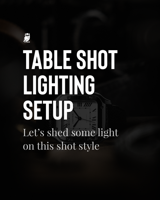 Table Shot Lighting Setup