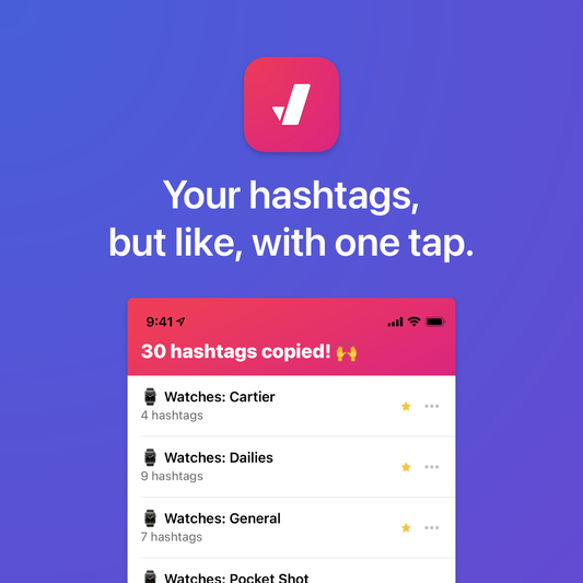 Jetpack Hashtag Assistant for iOS