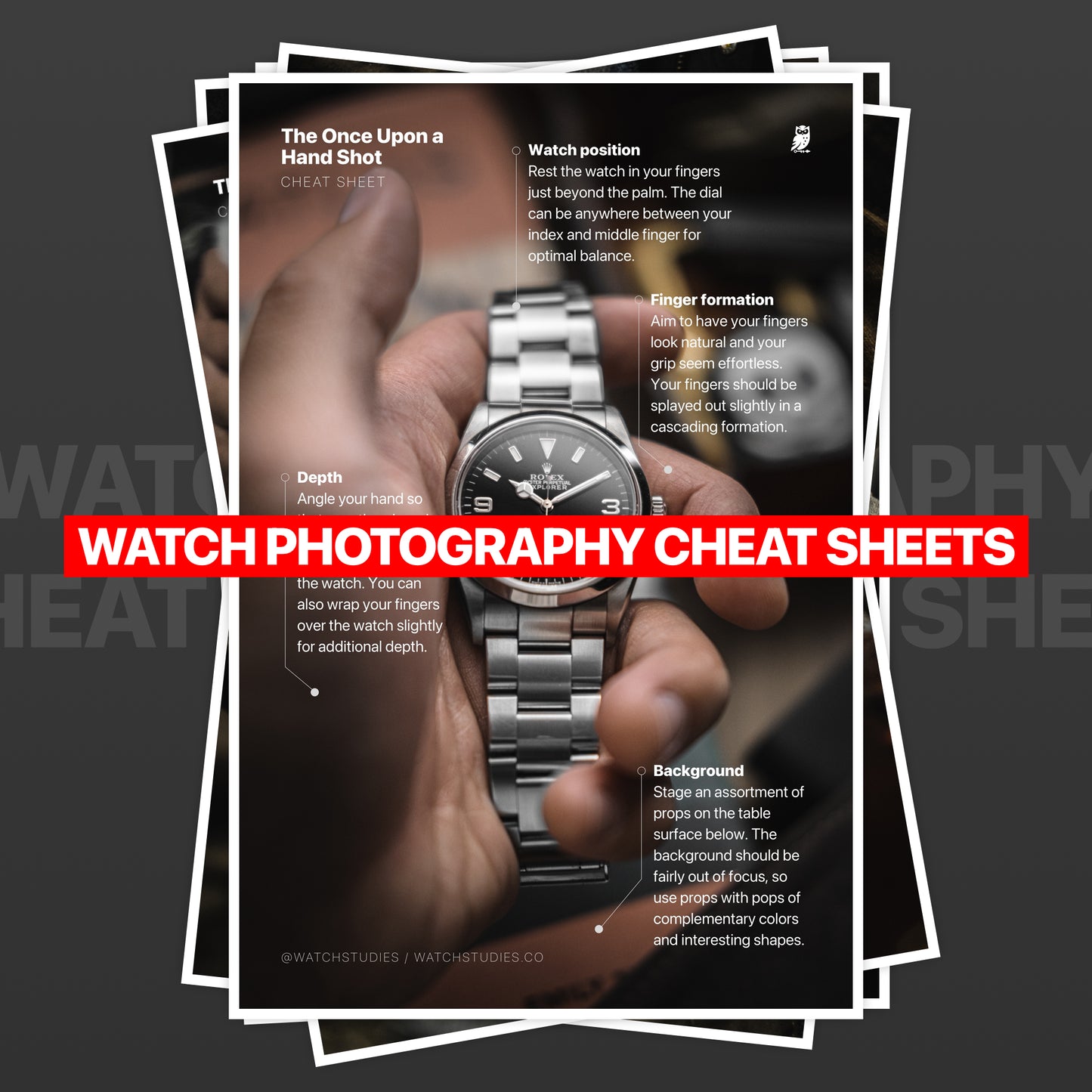 Watch Photography Cheat Sheets
